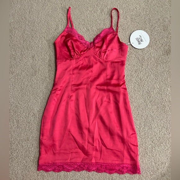 Princess Polly Dresses & Skirts - NWT Princess Polly Maple Mae hot pink mini dress size 2